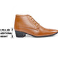 Men's Height Increasing Derby Faux Leather Formal Wear Boots