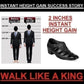 Bxxy Men's Height Increasing Formal Roman Sandals