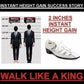 Bxxy Men's Height Increasing Formal Roman Sandals