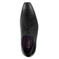 Men's Height Increasing Faux Upper Formal Derby Black Lace-Up Shoes