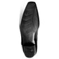 Men's Height Increasing Faux Upper Formal Derby Black Lace-Up Shoes