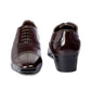 Men/s Height Increasing Faux Leather Oxford Semi Brogue Formal Black Lace-Up Shoes