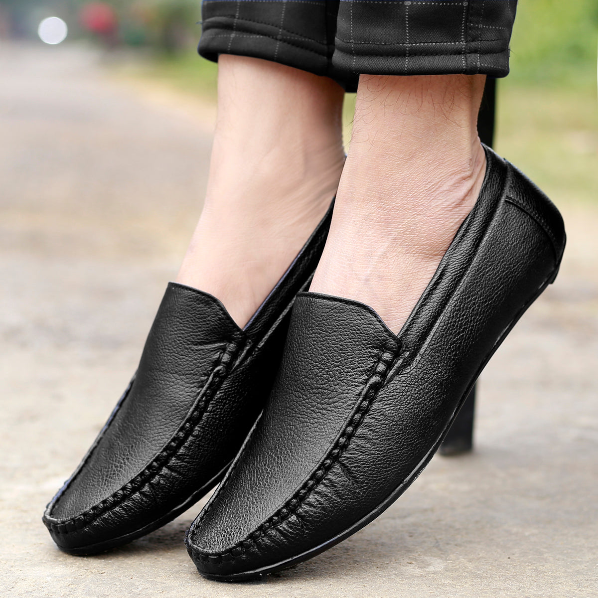 Men's Faux Leather Casual Stylish Loafers for all Seasons – BxxyShoes
