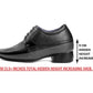 BXXY 9 cm (3.5 Inch) Hidden Height Increasing Dress and Derby Lace-Up Formal Faux Leather Shoes for Men