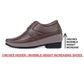 BXXY 9 cm (3.5 Inch) Hidden Height Increasing Dress and Derby Lace-Up Formal Faux Leather Shoes for Men