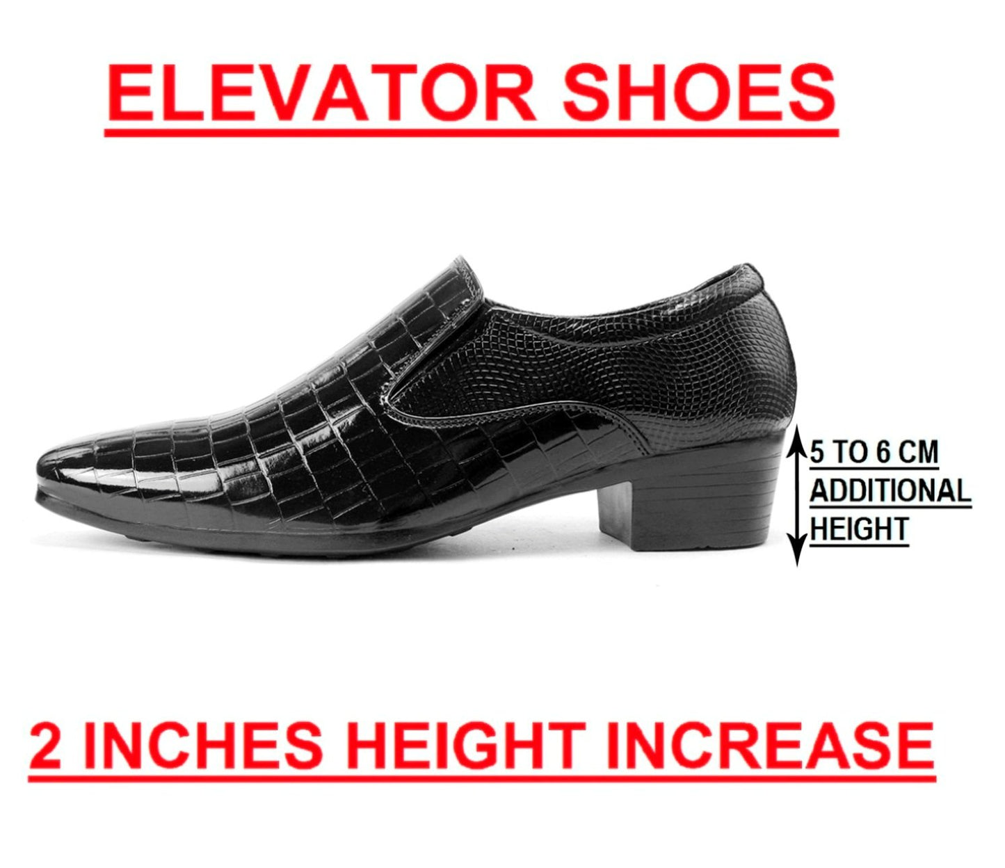 BXXY Men Height Increasing Faux  Casual, Loafer and Moccasine Shoes