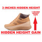 Bxxy's 3 Inch Hidden Height Increasing Shoes for Men