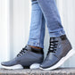 Bxxy's Men 3 Inch Hidden Height Increasing/Elevator Casual Lace-up Outdoor Sneaker Boot