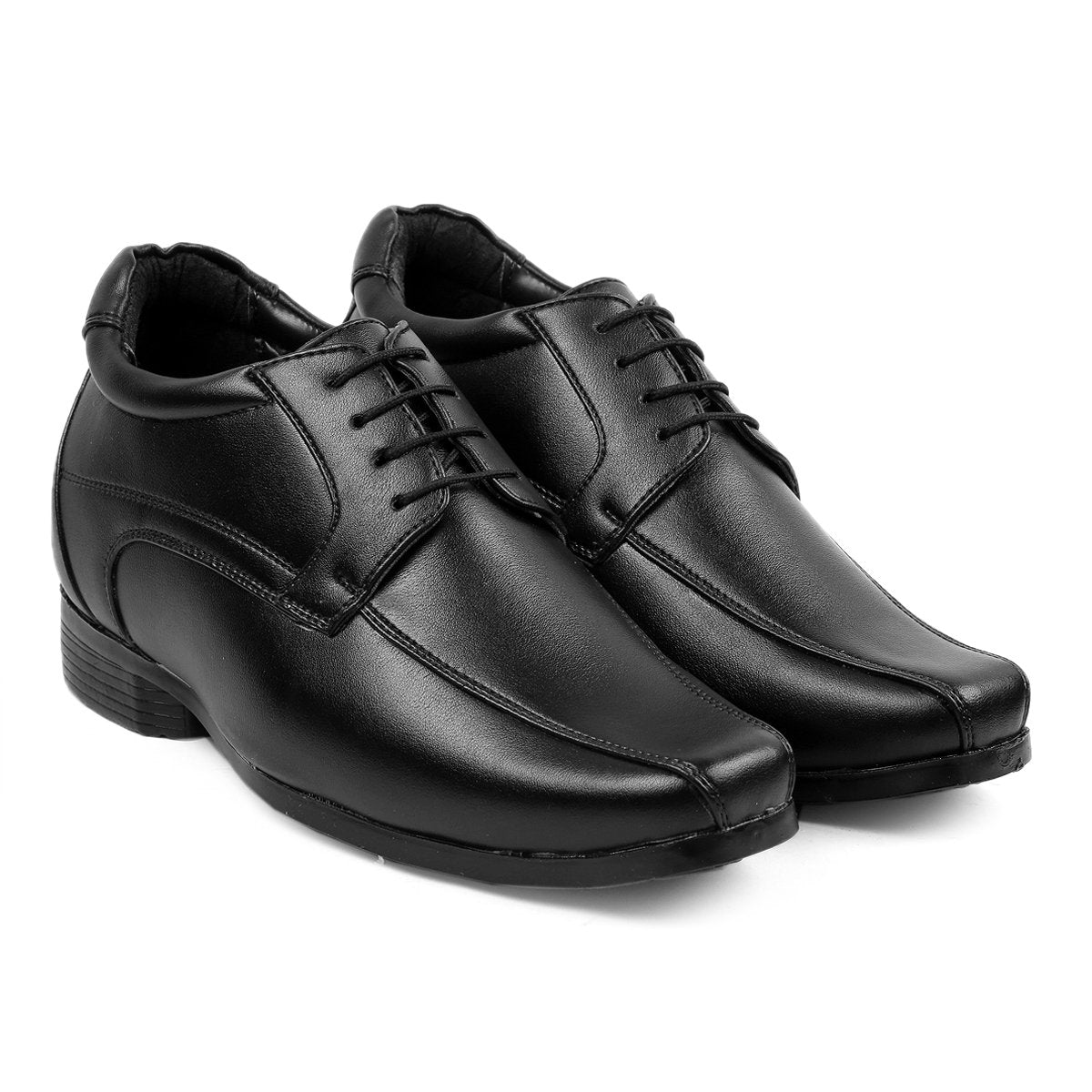 Bxxy's Faux Leather Partywear Lace-up Formal Shoes for Men