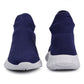 Latest Knitted Fabric Material Casual Black Sports Socks Shoes For Men
