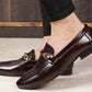 BXXY Men's Faux Leather Casual Mocassins Slip-on Shoe