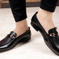BXXY Men's Faux Leather Casual Mocassins Slip-on Shoe