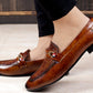 BXXY Men's Faux Leather Casual Mocassins Slip-on Shoe