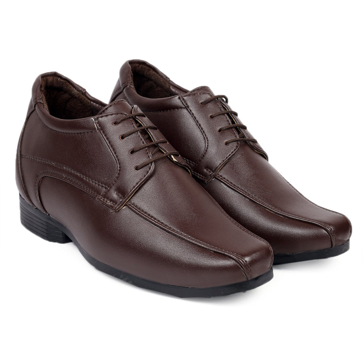 Bxxy's Faux Leather Partywear Lace-up Formal Shoes for Men