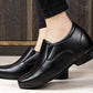 Men's 3 Inch Hidden Height Increasing Office Wear Slip-on Shoes