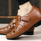 Men's All New 3 Inch Hidden Height Increasing Office Wear Elevator Roman Sandals