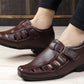 Men's All New 3 Inch Hidden Height Increasing Office Wear Elevator Roman Sandals