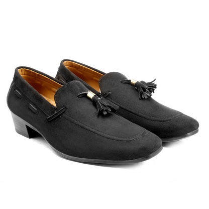 BXXY Mens Suede Height Increasing Casual Moccasins Shoes All Occasions
