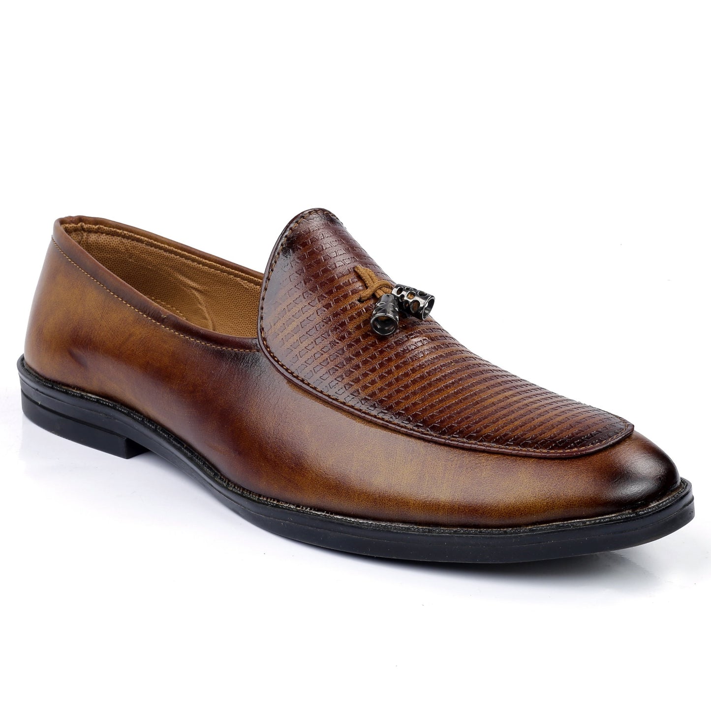 BXXY Men's Stylish Formal Faux Leather Mocassins Slip-On Shoes