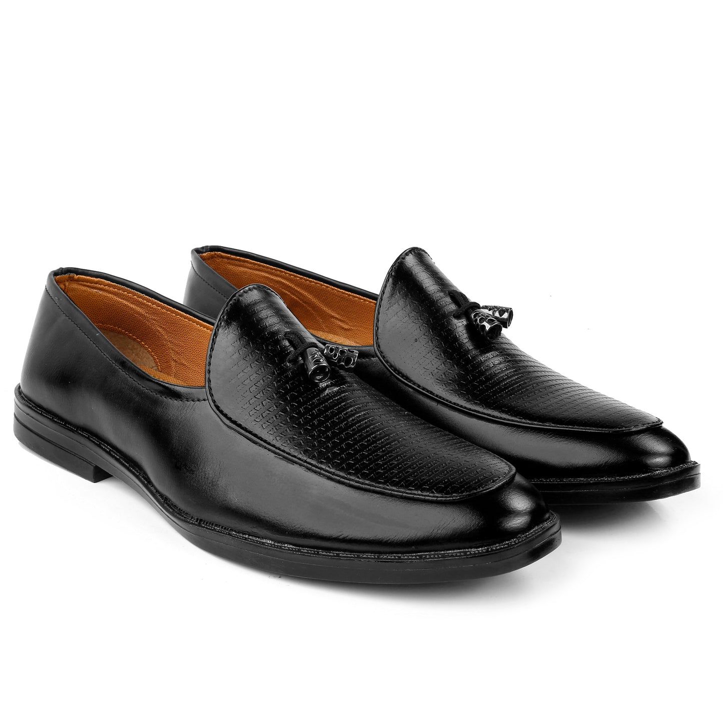 BXXY Men's Stylish Formal Faux Leather Mocassins Slip-On Shoes