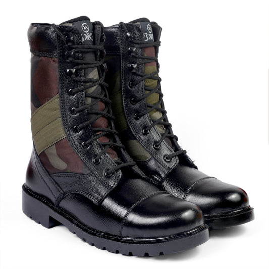 BXXY Men's Pure Leather Army Boot