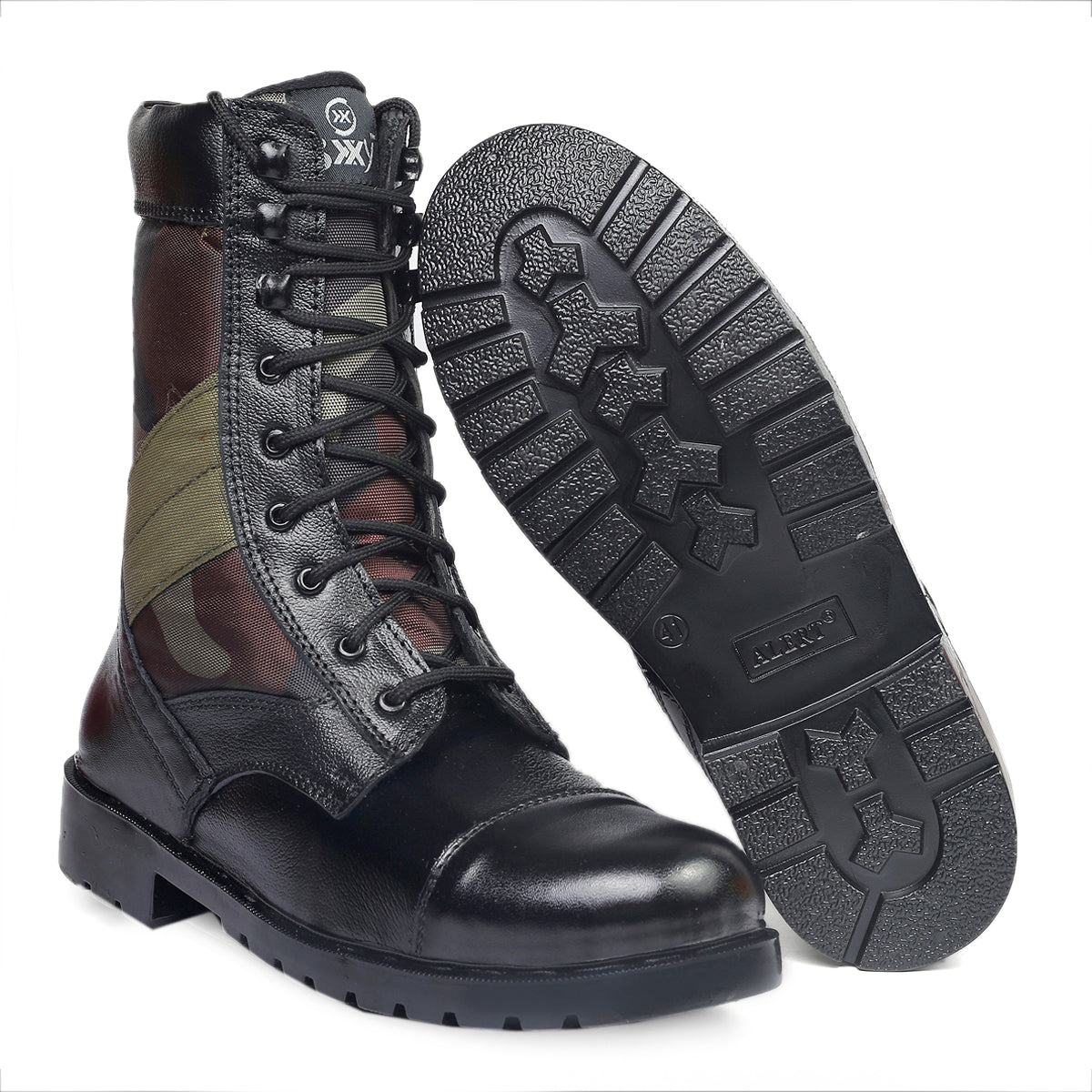 BXXY Men's Pure Leather Army Boot