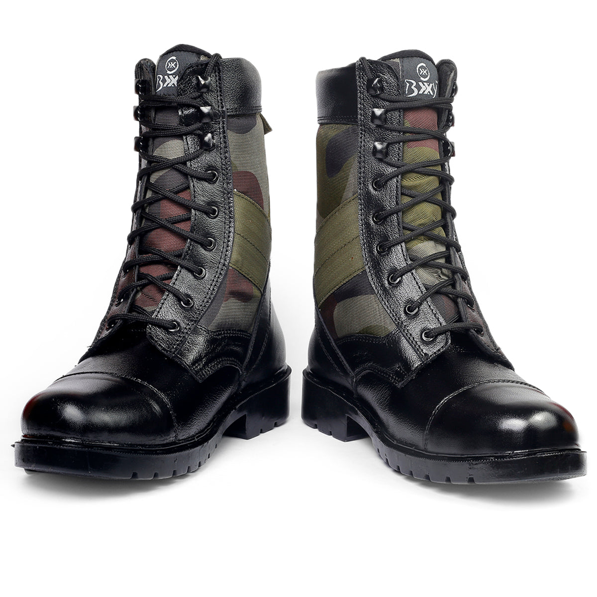 BXXY Men's Pure Leather Army Boot