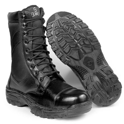BXXY Men's Pure Leather Army Boots