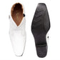 BXXY Men's New Height Increasing White Color Strap and Buckle Boots