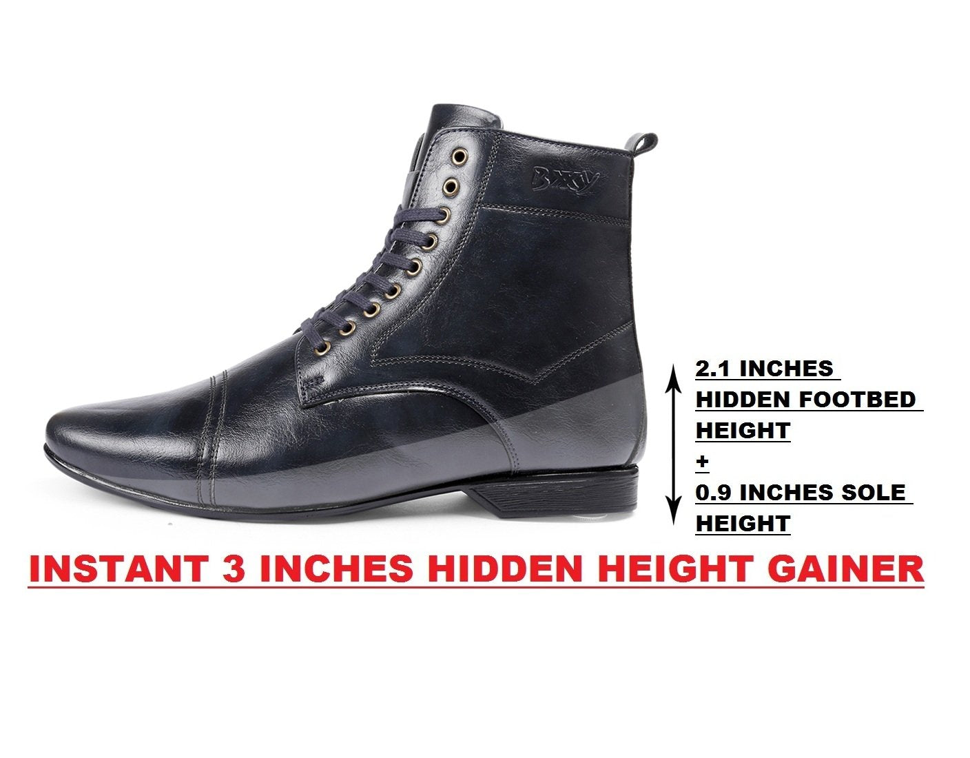 BXXY Men's Height Increasing Flip-Flops