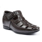 BXXY 3 Inch (7.6 cm) Height Increasing Casual Leather Roman Sandals for All Occasions (Instant 3 Inches Hidden Height Gainer)