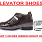 BXXY 3 Inch (7.6 cm) Height Increasing Casual Roman Sandals for Men All Occasions ( Instant 3 Inches Hidden Height Gainer )