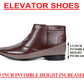 BXXY 9 cm (3.5 Inch) Height Increasing Formal and Casual Pu Leather Boots for All Occasions