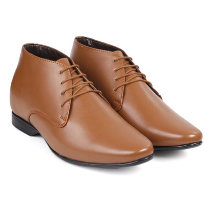 BXXY Mens Formal Height Increasing Derby Shoes Lift upto 9CM