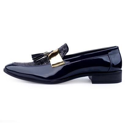 Bxxy's Faux Leather Partywear Slip-ons for Men