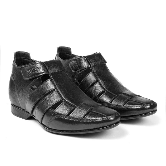 BXXY 3 Inch (7.6 cm) Height Increasing Casual Roman Sandals for Men All Occasions ( Instant 3 Inches Hidden Height Gainer )