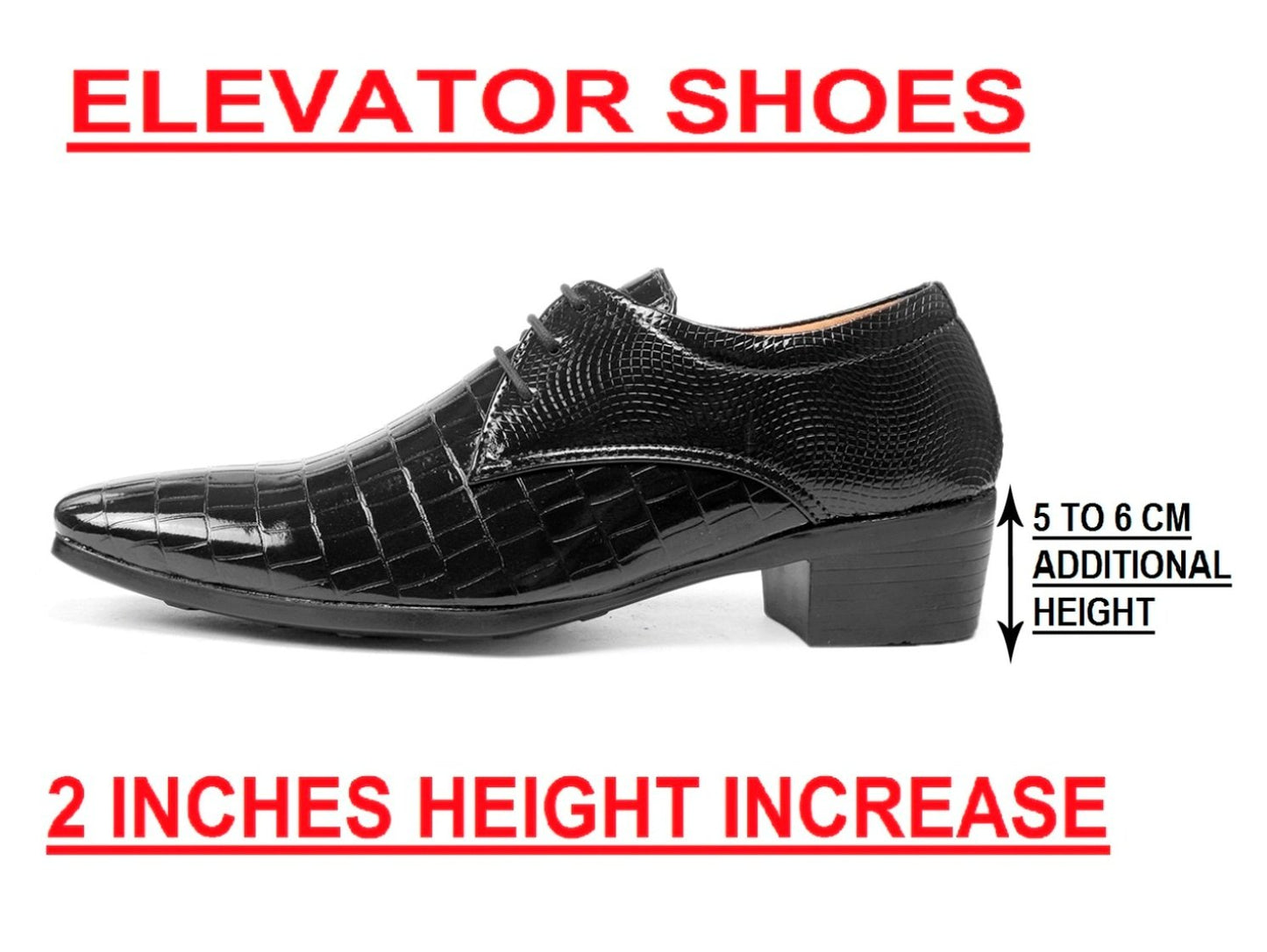 BXXY Boy's Height Increasing Formal Shoes
