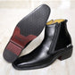 Men's Office Wear Formal Height Increasing Zipper Slip-on Ankel Boots