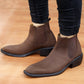 Men's Height Increasing Suede British Formal and Casual Wear Chelsea Boots