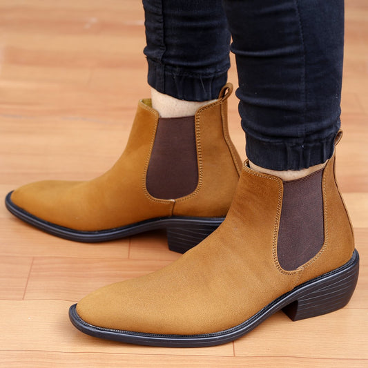 Men’s Formal & Casual Suede Height Rise Boots