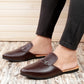 Bxxy Men's Faux Leather Material Latest Stylish Slip-on Mules