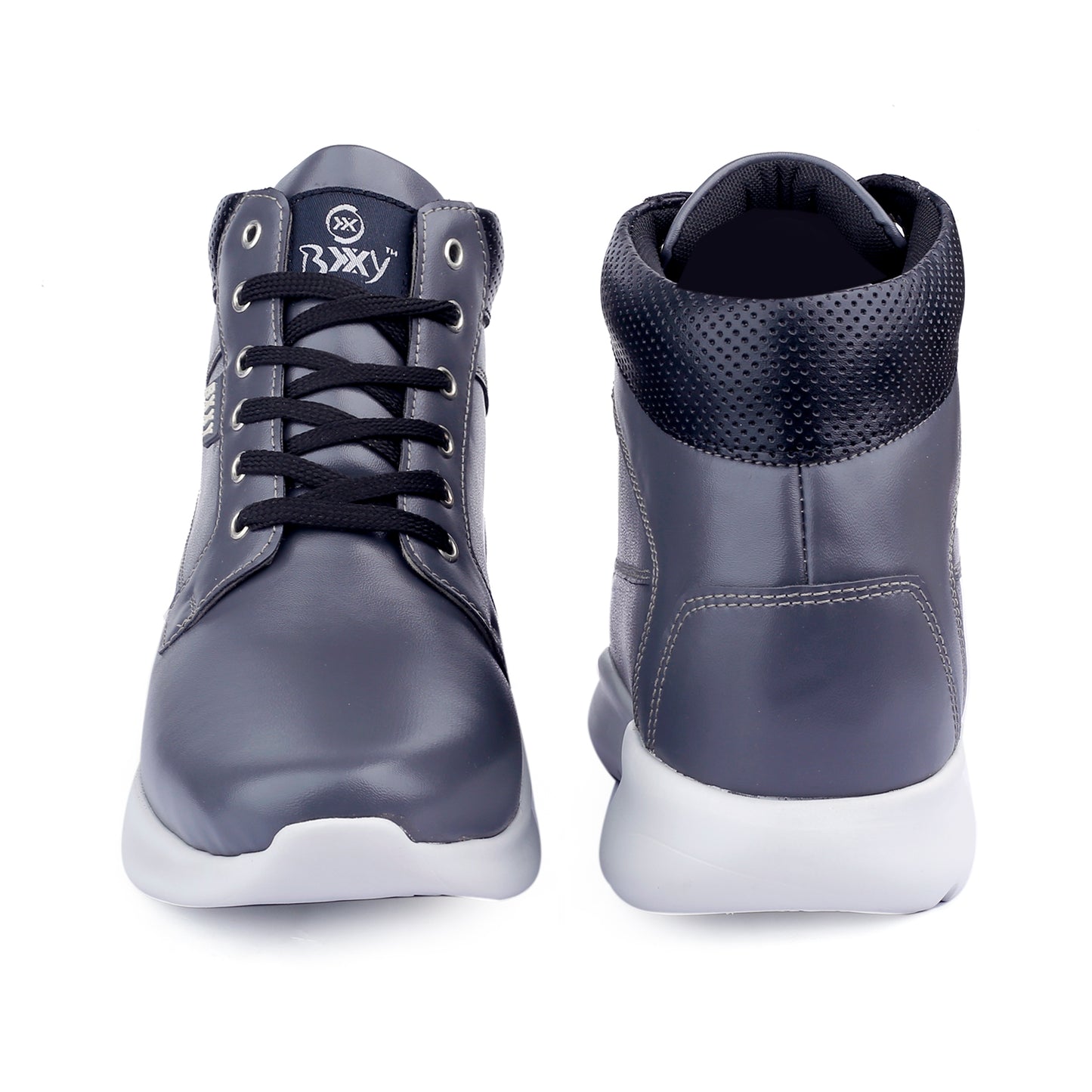 Bxxy's Men 3 Inch Hidden Height Increasing/Elevator Casual Lace-up Outdoor Sneaker Boot