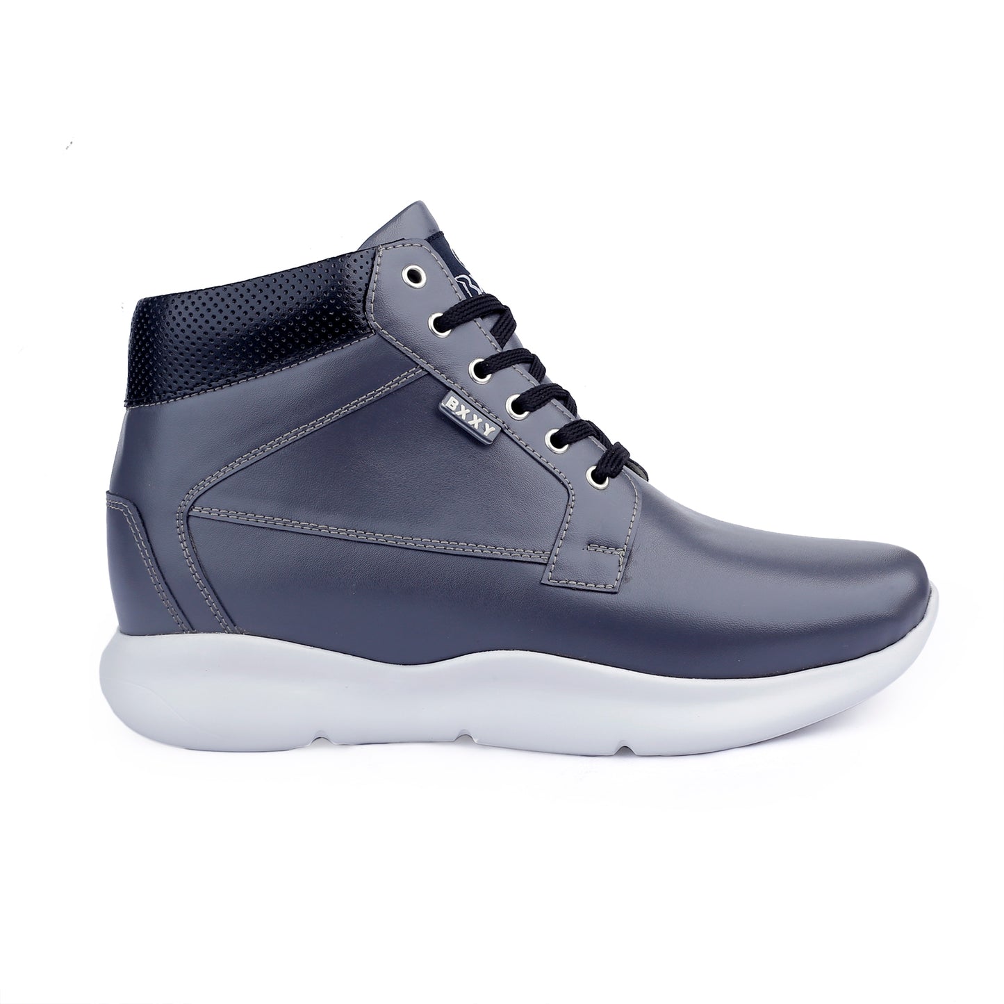 Bxxy's Men 3 Inch Hidden Height Increasing/Elevator Casual Lace-up Outdoor Sneaker Boot