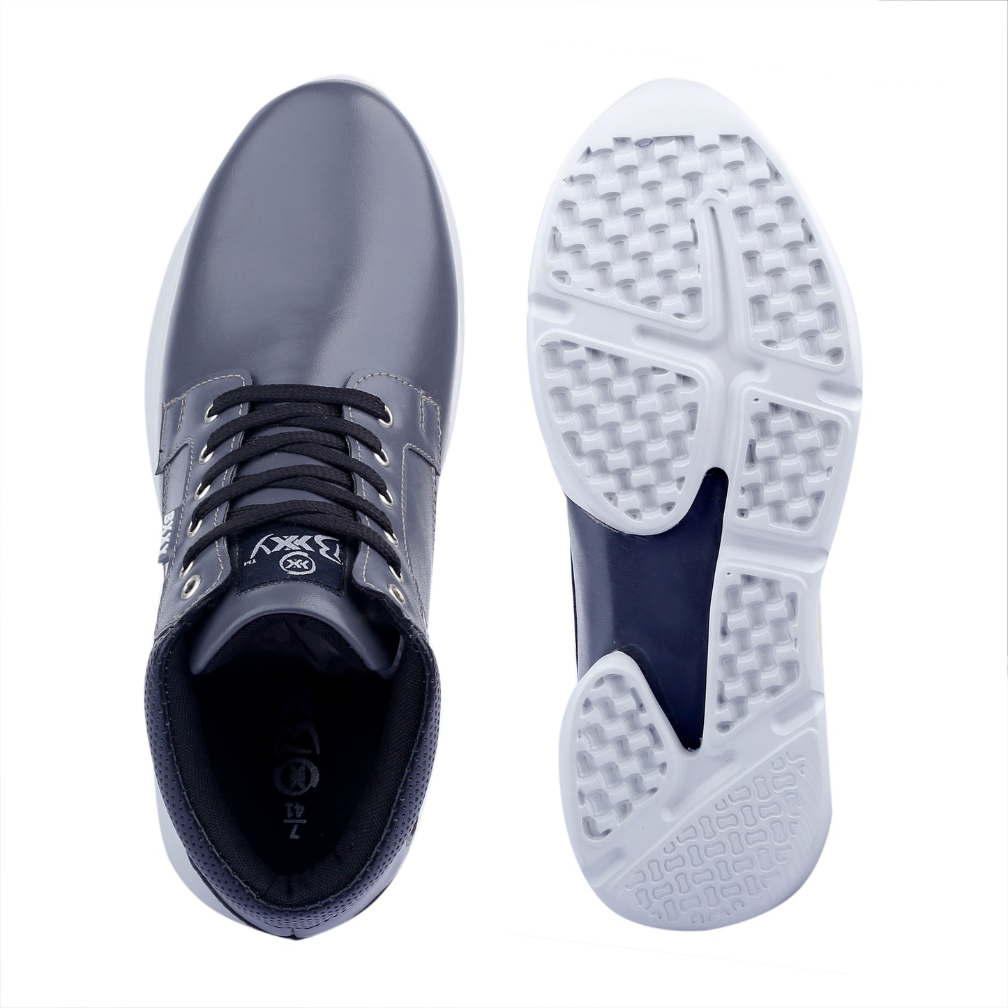 Bxxy's Men 3 Inch Hidden Height Increasing/Elevator Casual Lace-up Outdoor Sneaker Boot