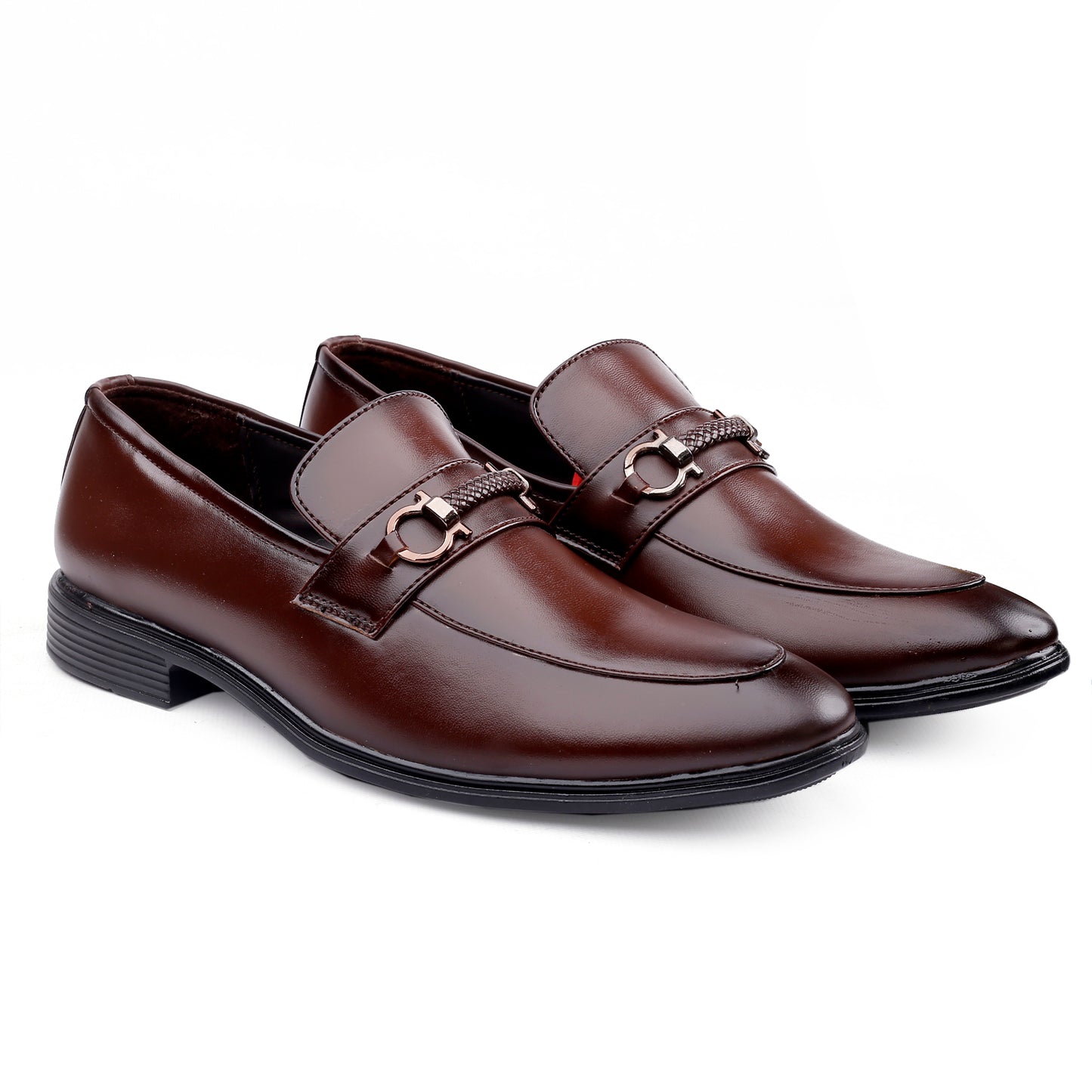 Men's Formal Slip-on Synthetic Black Shoes