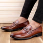 Men's Formal Slip-on Synthetic Black Shoes