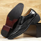Men's Stylish Full Brouge Height Increasing  Lace-up Shoes