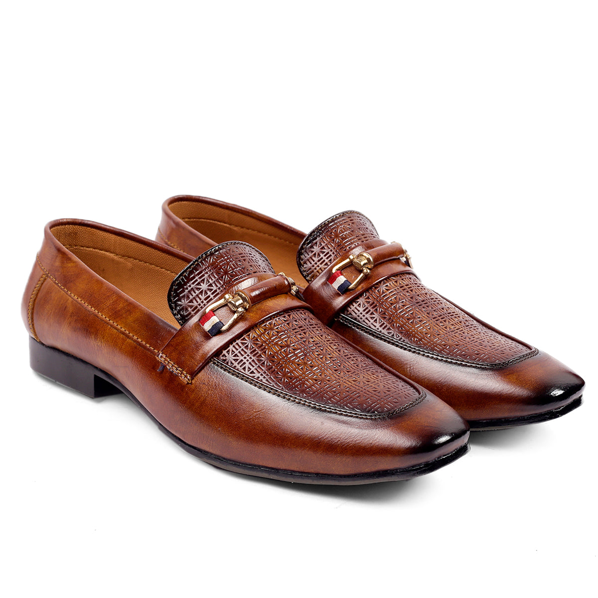 BXXY Men's Faux Leather Casual Mocassins Slip-on Shoe