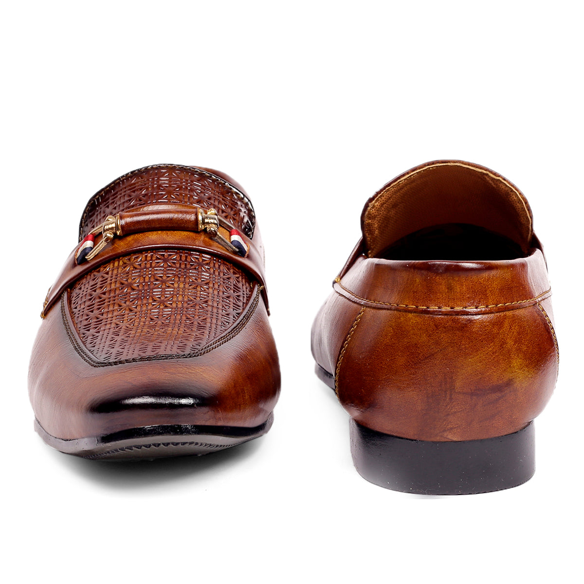 BXXY Men's Faux Leather Casual Mocassins Slip-on Shoe