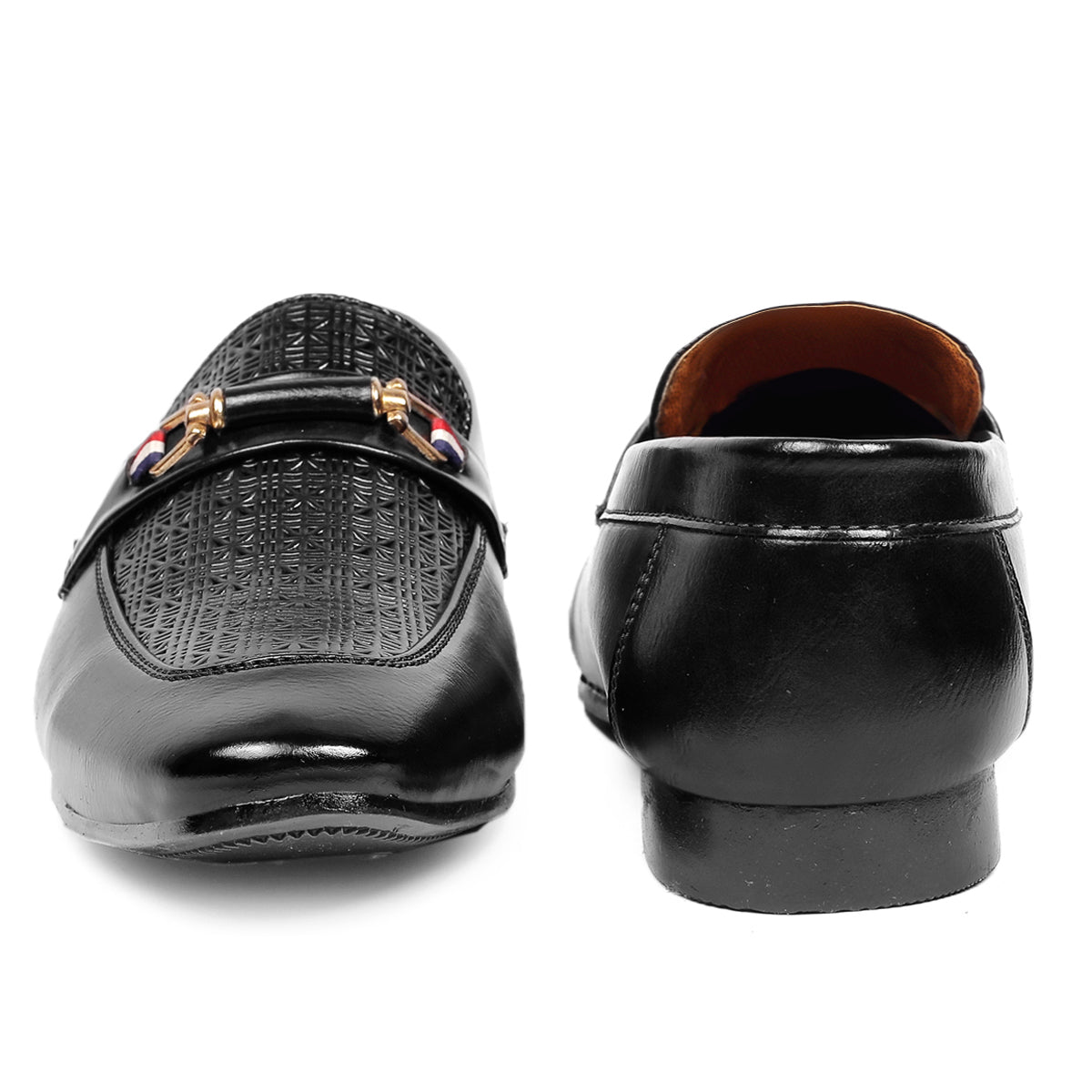 BXXY Men's Faux Leather Casual Mocassins Slip-on Shoe